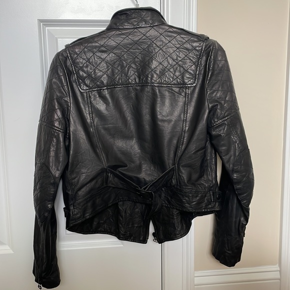 Alice and Olivia Leather Moto Jacket - Picture 5 of 13